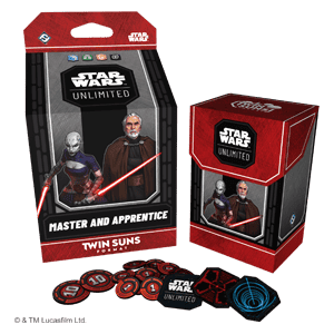 Star Wars Unlimited - Master and Apprentice: Count Dooku and Asajj Ventress Twin Suns Deck EN