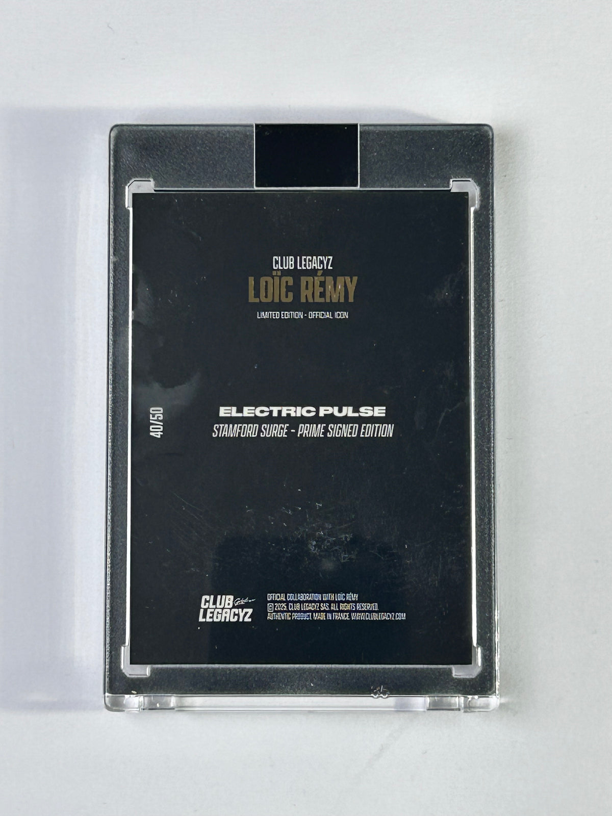 Loïc Rémy Club Legacyz Electric Pulse Auto 40/50 – Rückseite