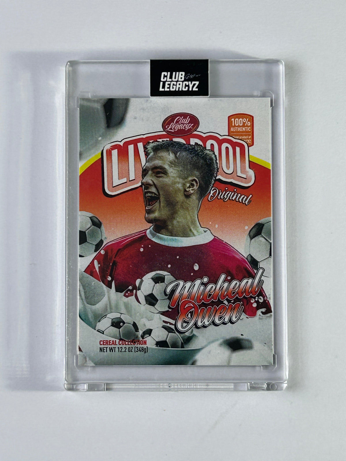 Michael Owen Club Legacyz Cereal Box 157/200 – Vorderseite