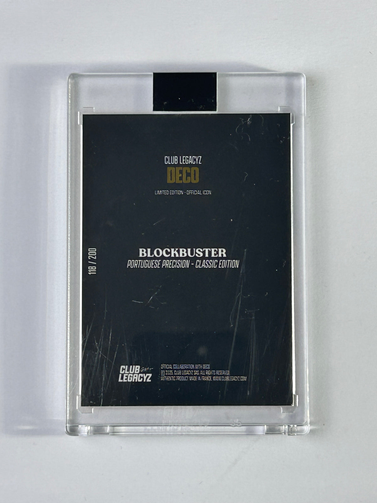 Deco Club Legacyz Blockbuster Classic 118/200 – Rückseite