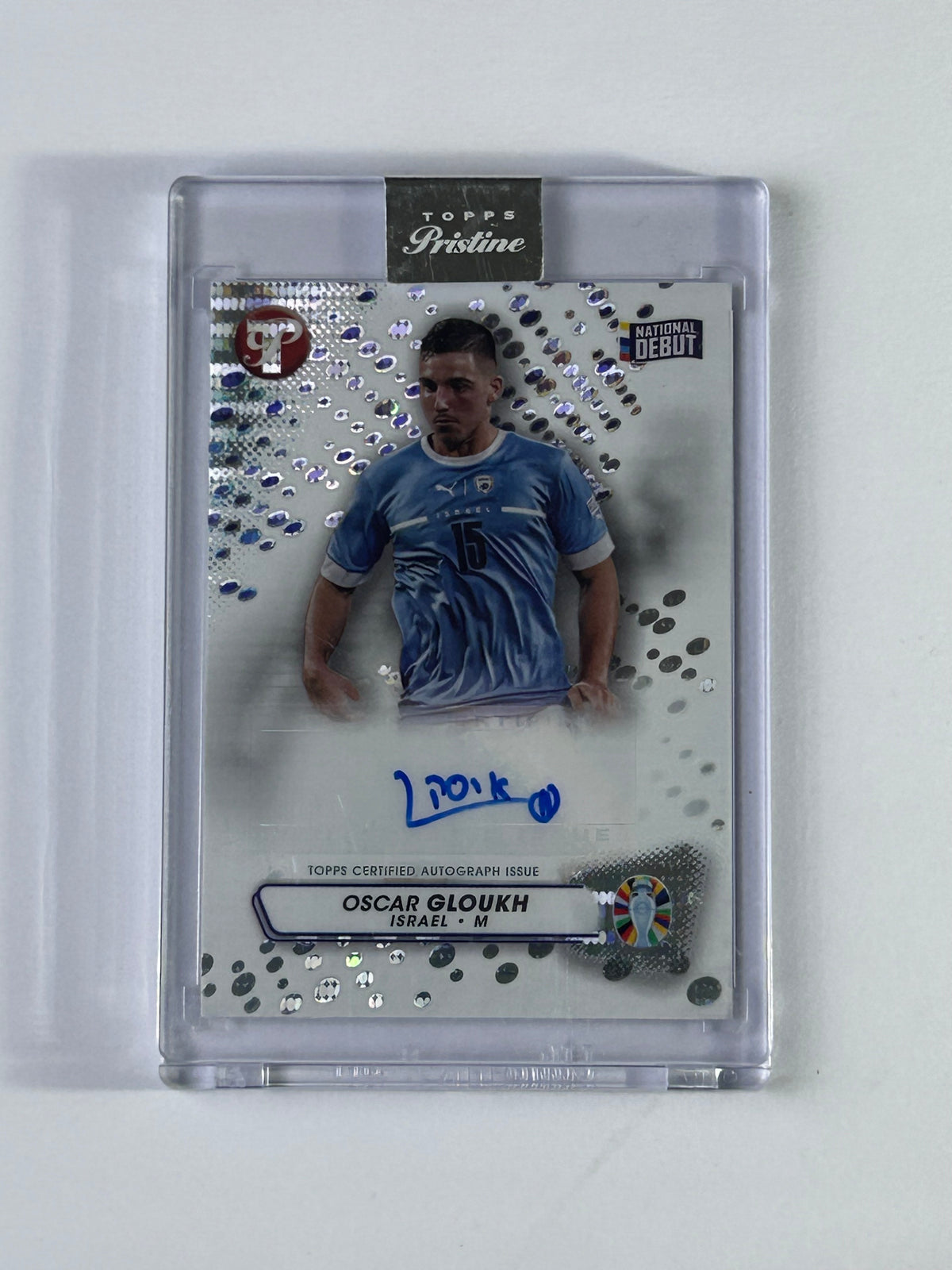 Oscar Gloukh Topps Pristine Auto 89/99 – Vorderseite