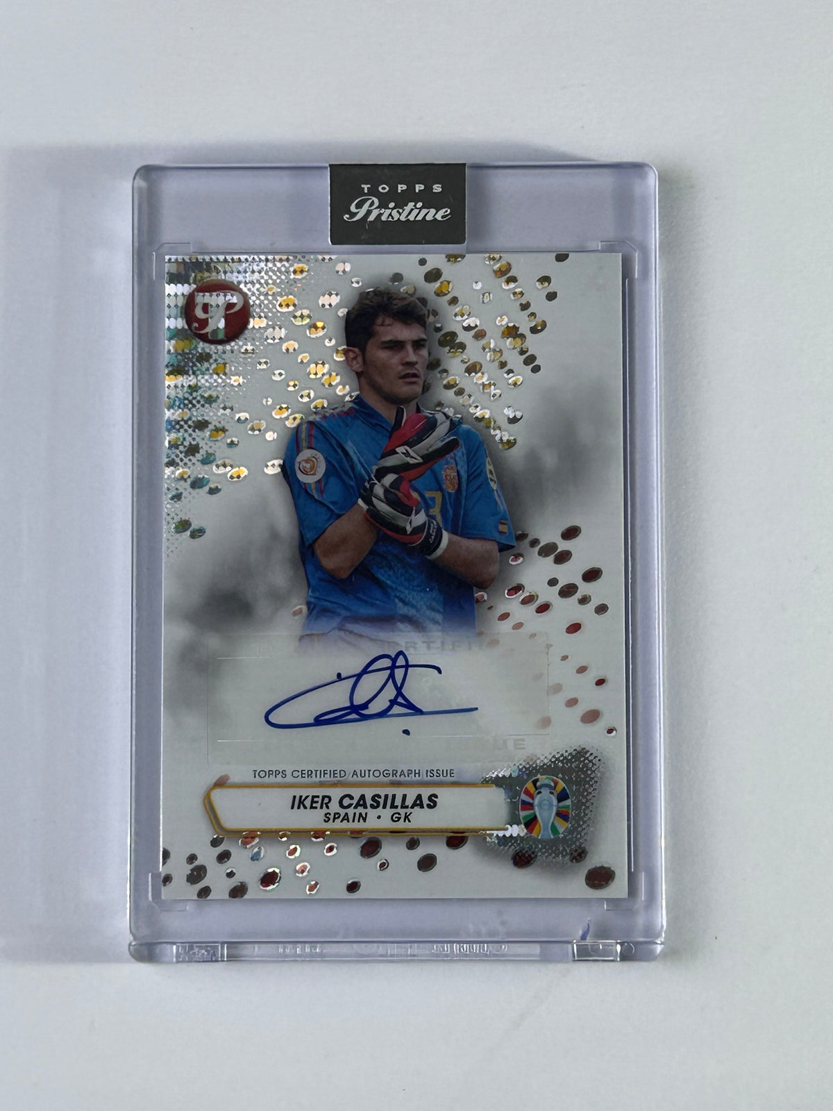 Iker Casillas Topps Pristine Auto 05/99 – Vorderseite