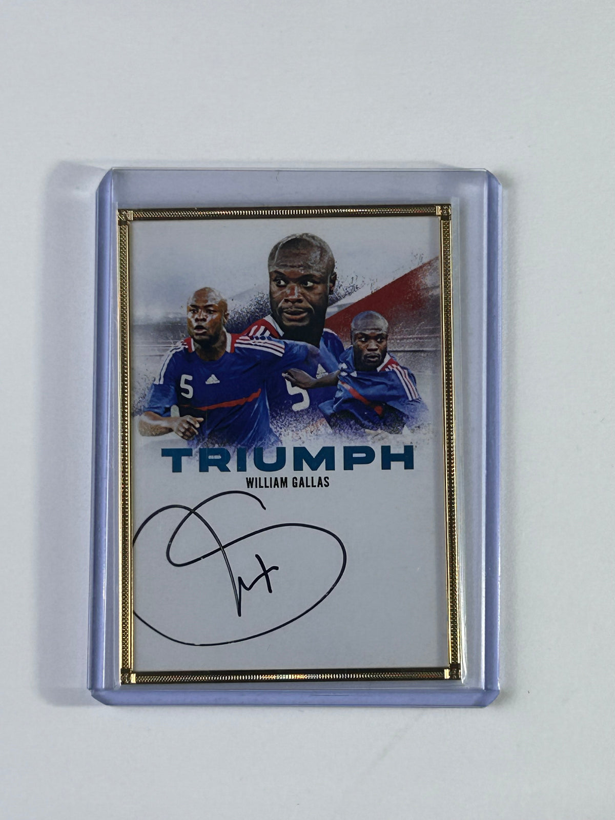 William Gallas Futera Triumph Auto 02/04 – Vorderseite