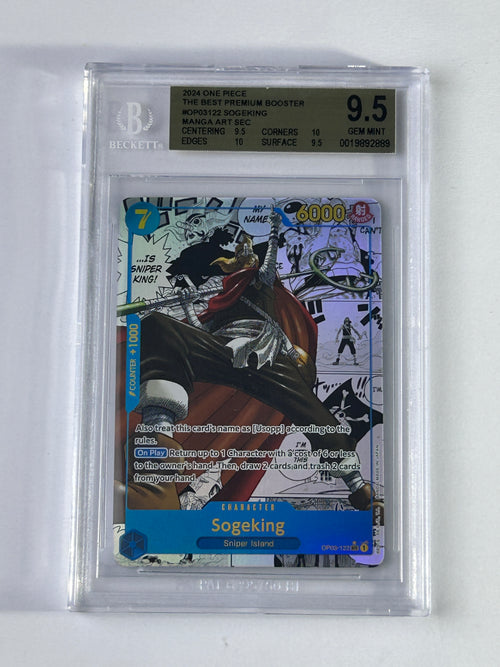 Sogeking OP03-122 Manga Art PRB-01 BGS 9.5 – Vorderseite