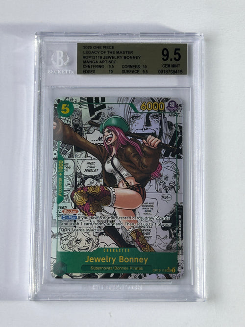 Jewelry Bonney OP12-118 Manga Art BGS 9.5 – Vorderseite