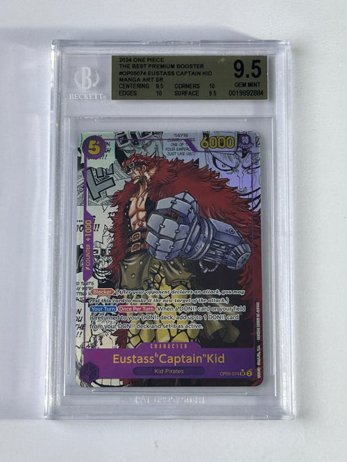 Eustass Kid OP05-074 Manga Art PRB-01 BGS 9.5 – Vorderseite