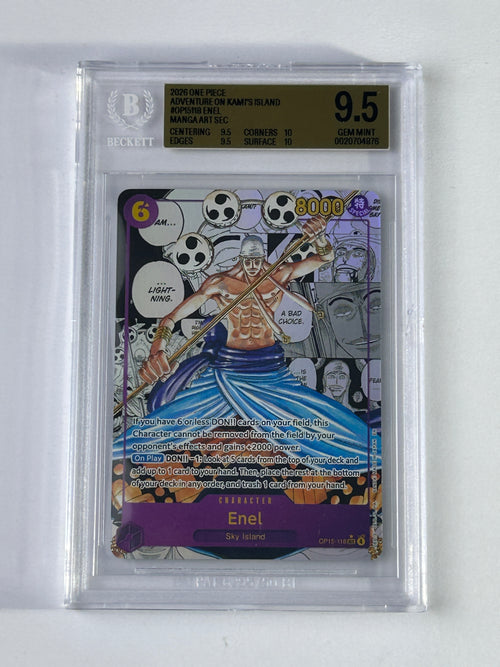 Enel OP15-118 Manga Art BGS 9.5 – Vorderseite