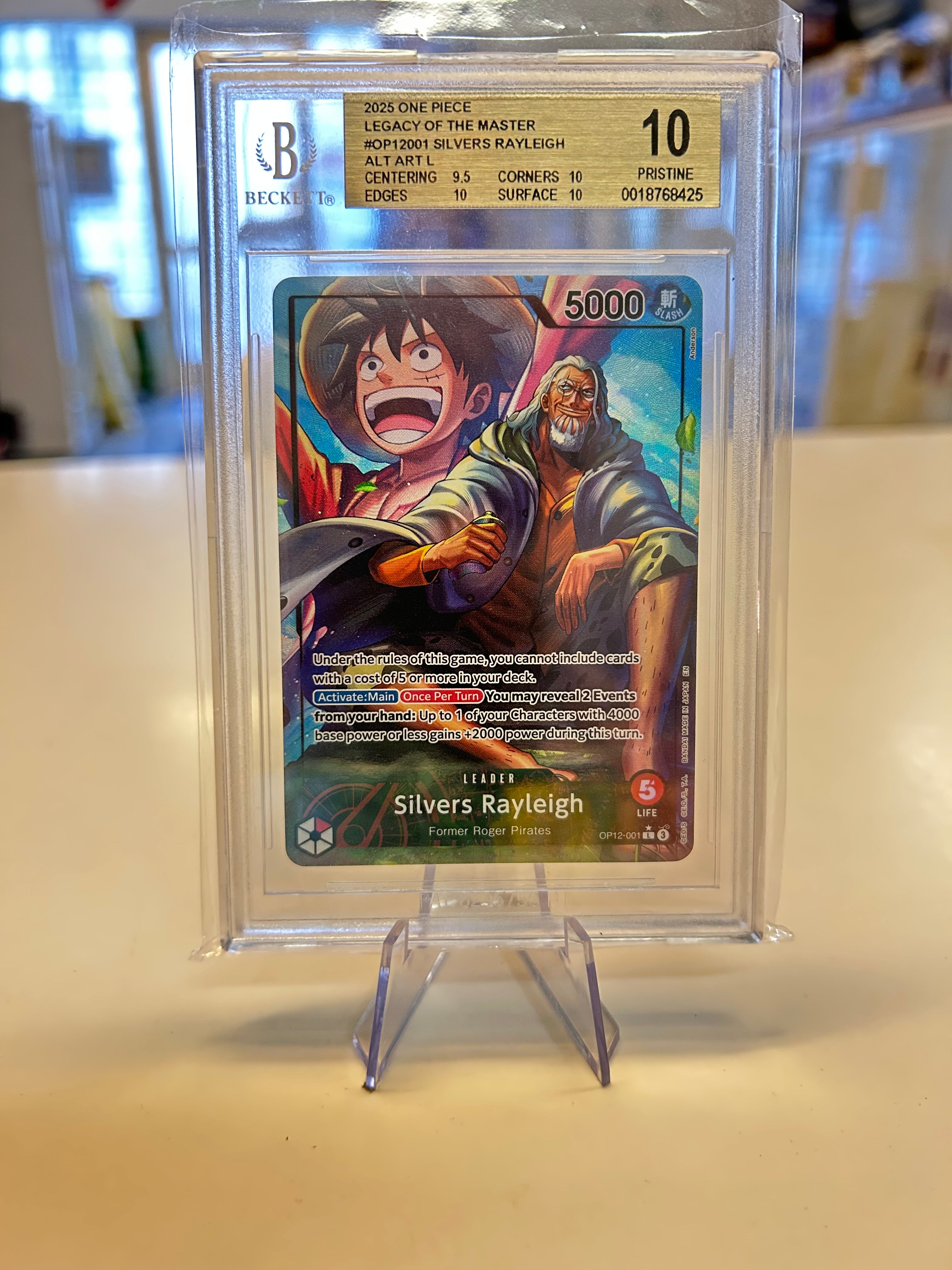 One Piece - Silvers Rayleigh (OP12-001) (V.2)