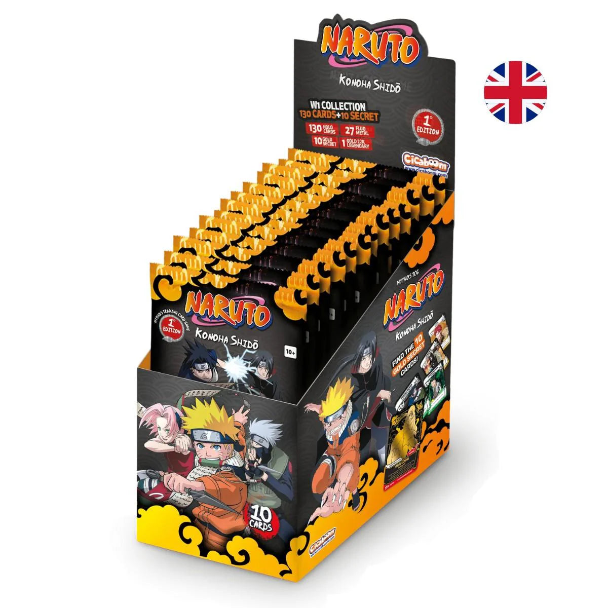 Naruto Mythos TCG 1nd Edition Display Booster Box Englisch